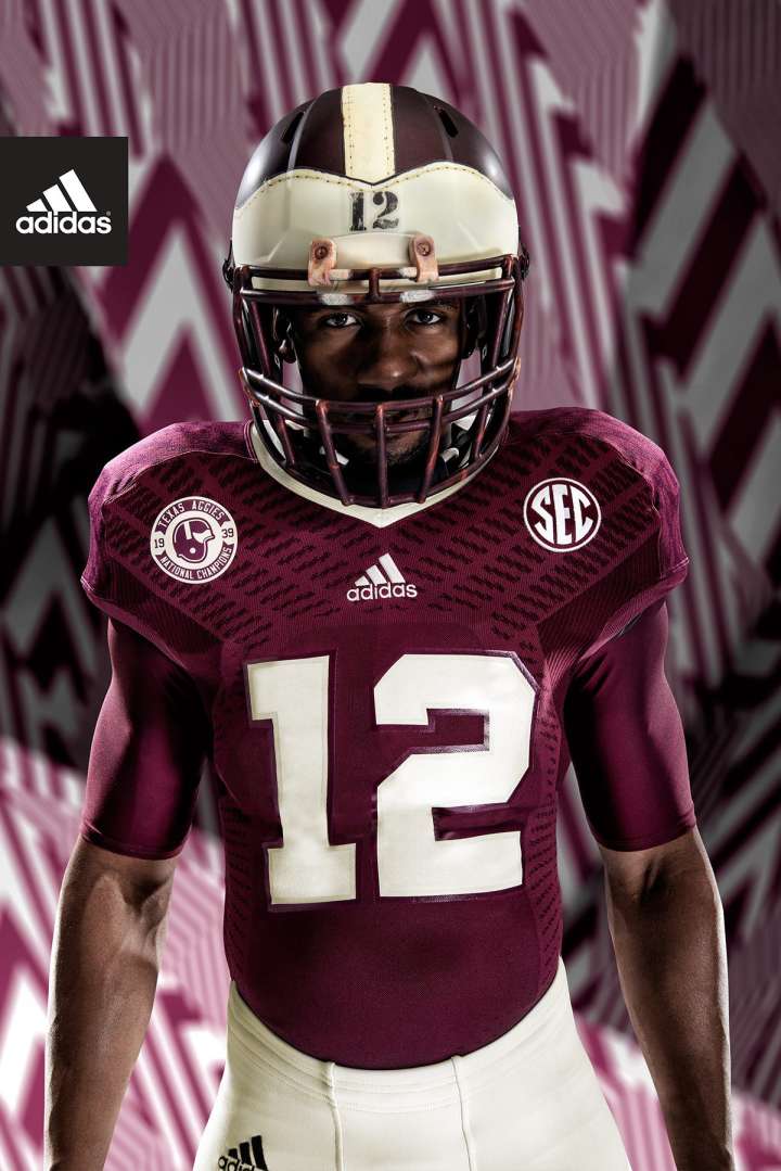 Adidas Aggies 1939 Throwback jersey