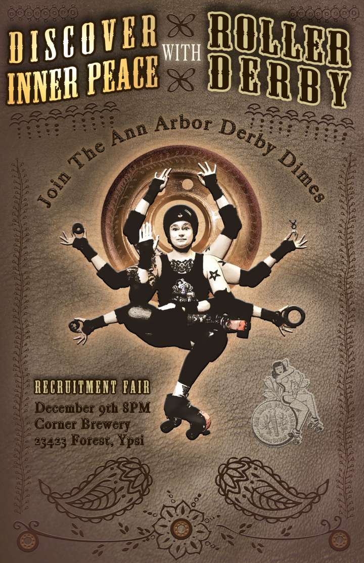 Ann Arbor Derby Dimes Poster by Samantha Degeus