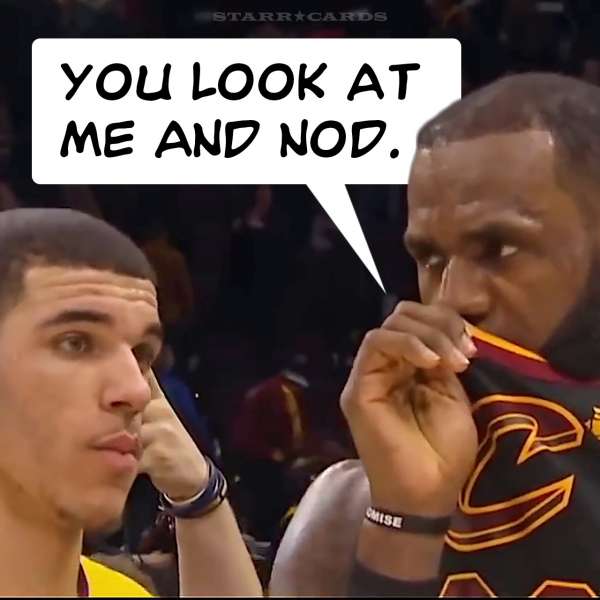 Bad Lip Reading with Lonzo Ball and LeBron James