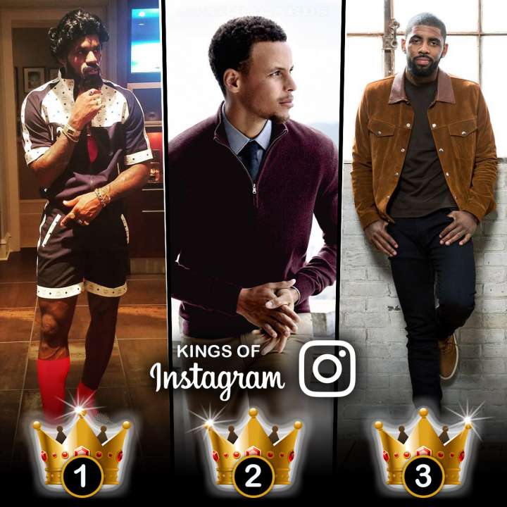 Basketball Kings of Instagram: LeBron James, Steph Curry, Dwyane Wade