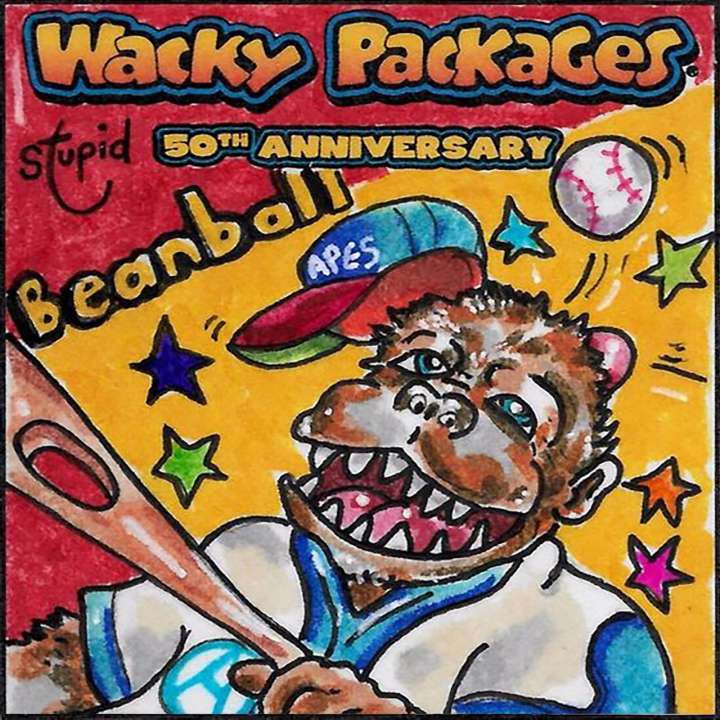 Beanball Wacky Package 50th Anniversary fan art