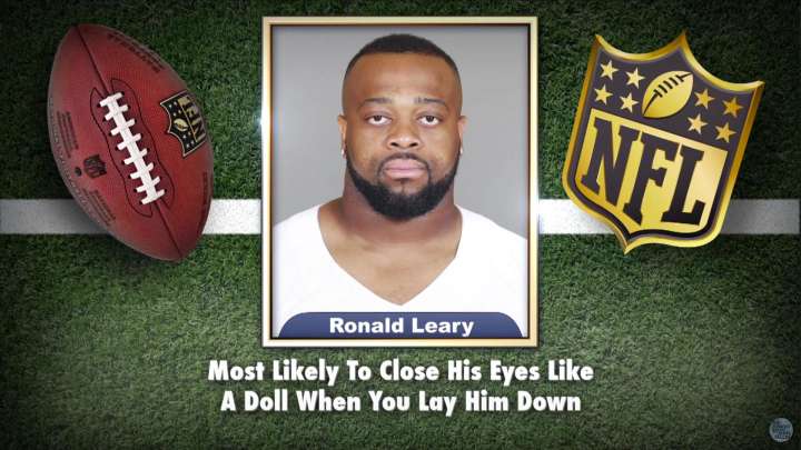 Cowboys' Ronald Leary appears on Tonight Show Superlatives