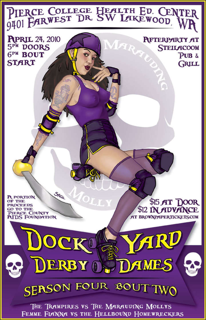 Dockyard Derby Dames Poster