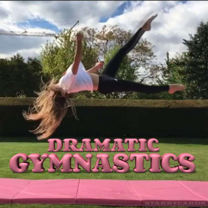 Dramatic gymnastics scored with rockin' tracks