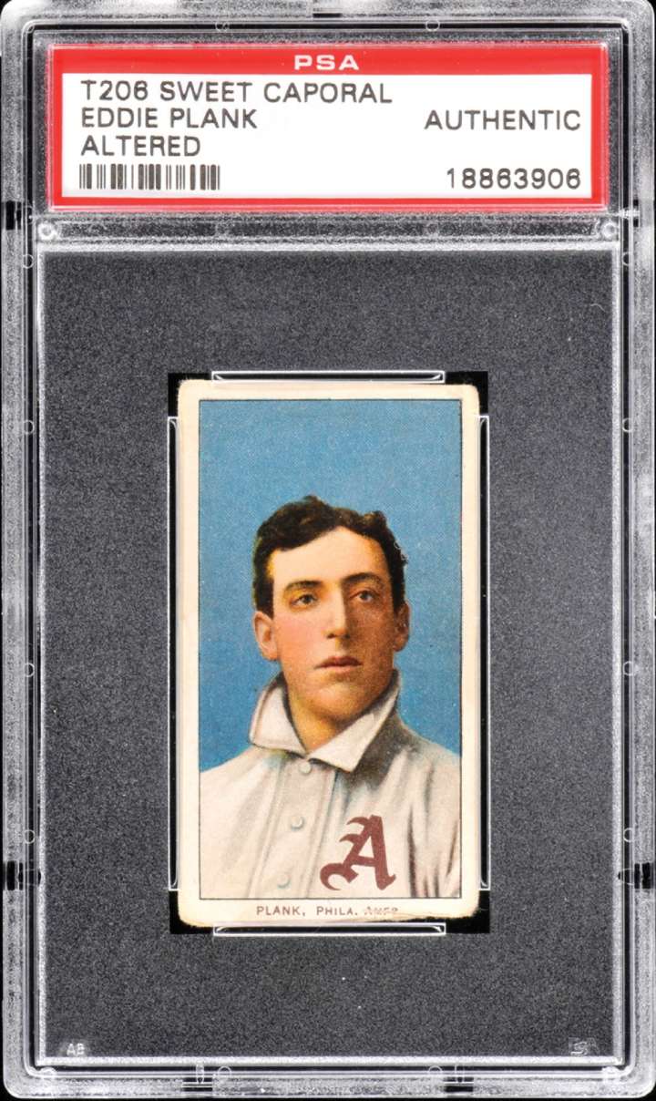 Eddie Plank, 1909-1911 ATC T206 baseball card