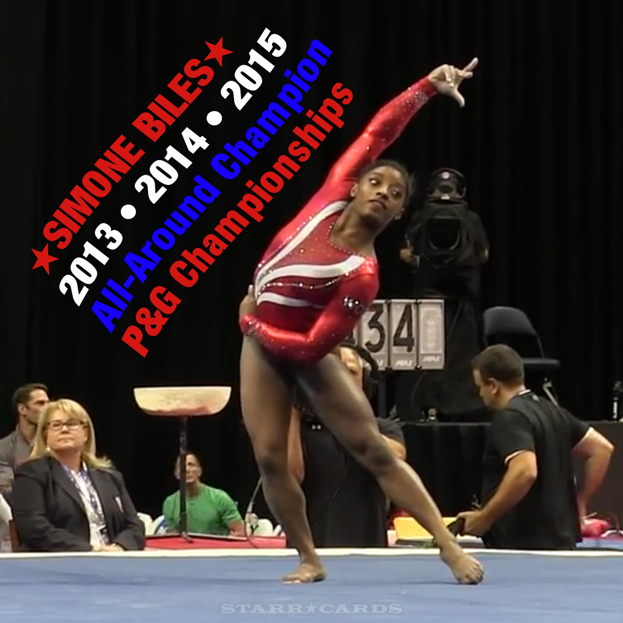 Gymnast Simone Biles three-peats as U.S. All-Around Champion