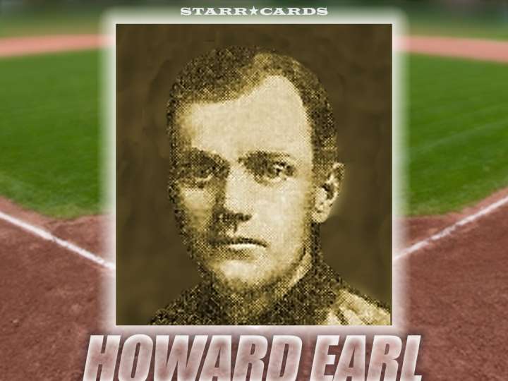 Howard Earl Chicago Colts baseball card