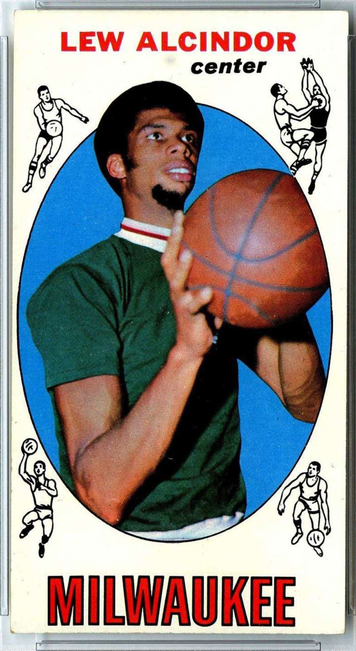 Lew Alcindor 1969 Topps rookie basketball card
