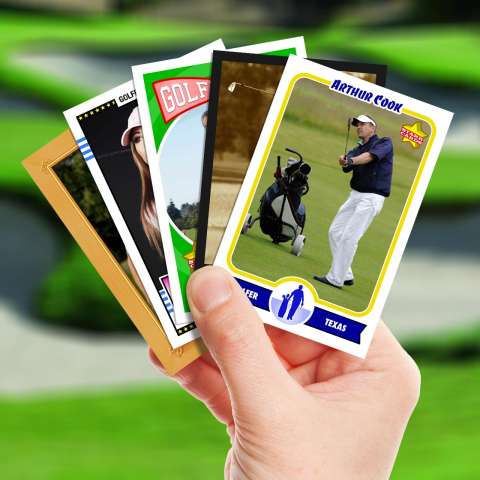 Make your own golf card with Starr Cards.