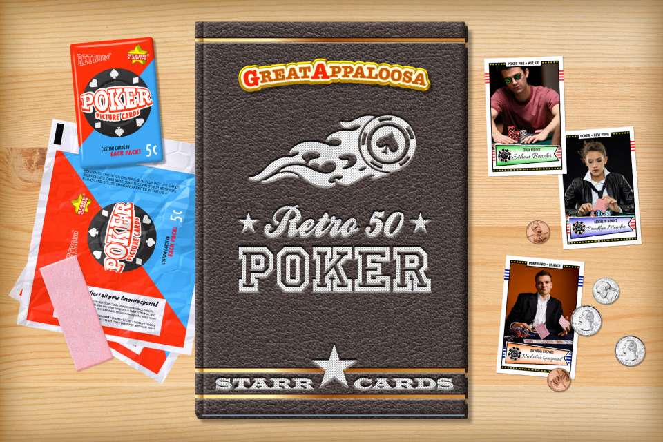 Make your own retro poker card with Starr Cards.