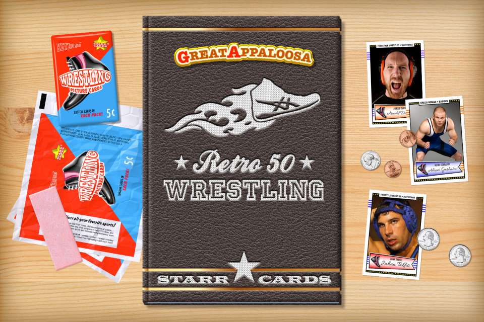 Make your own retro wrestling card with Starr Cards.