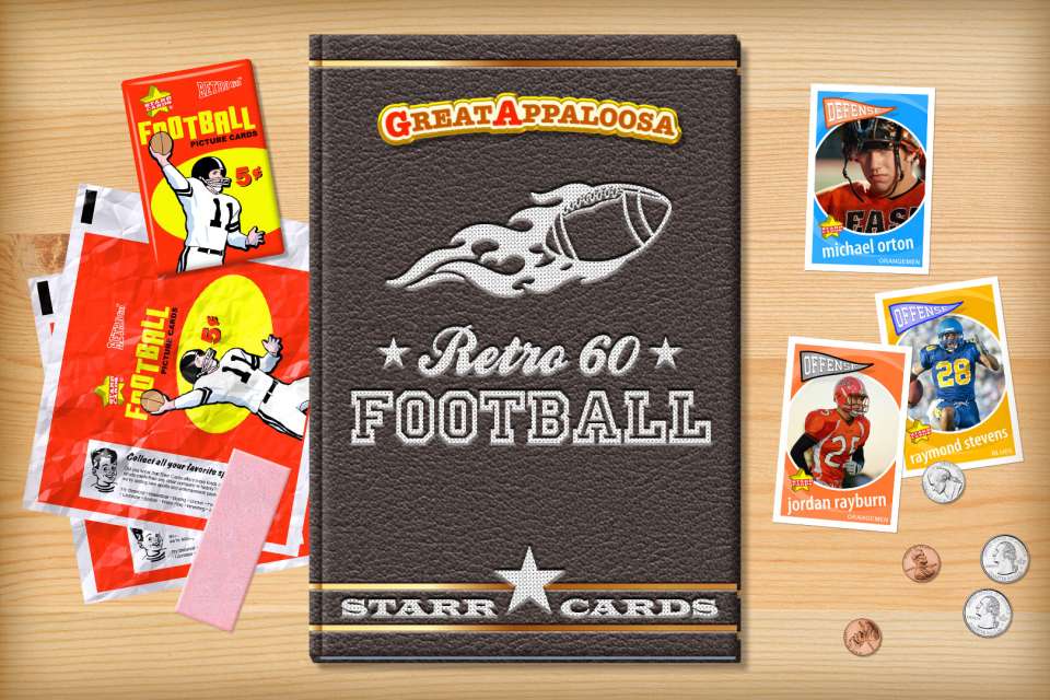 Make your own retro football card with Starr Cards.