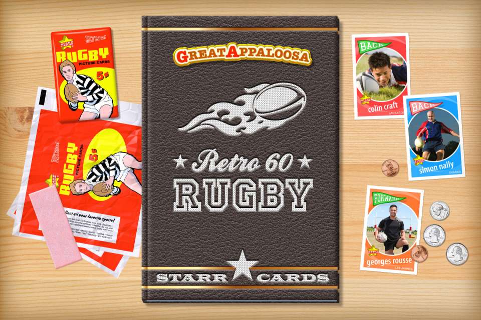 Make your own retro rugby card with Starr Cards.