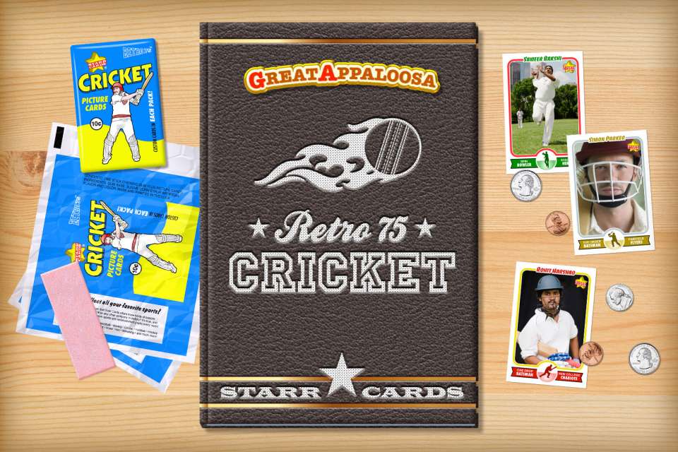 Make your own retro cricket card with Starr Cards.