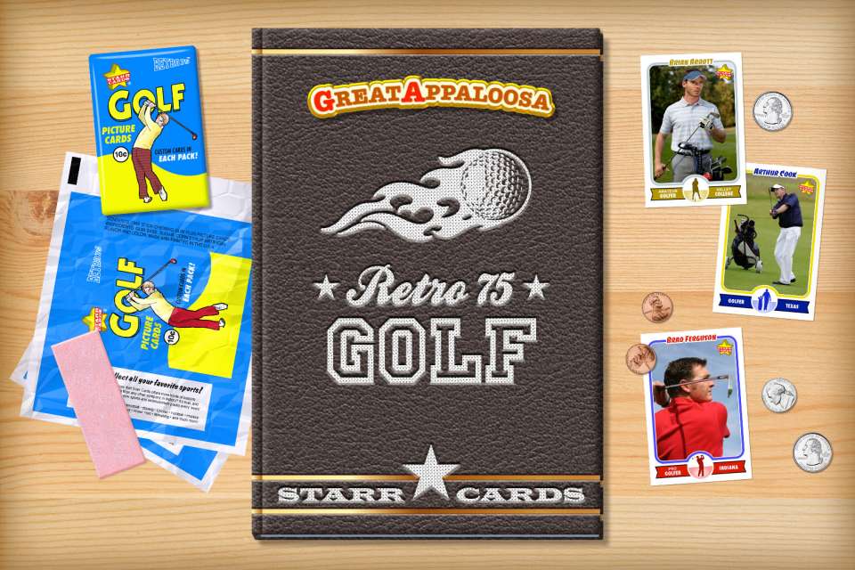 Make your own retro golf card with Starr Cards.