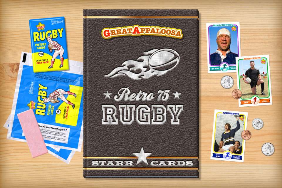 Make your own retro rugby card with Starr Cards.