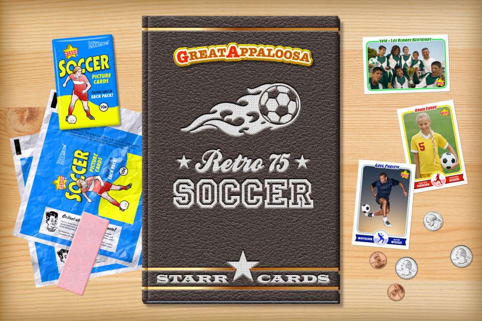 Make your own retro soccer card with Starr Cards.