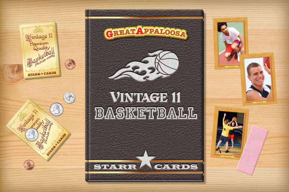 Make your own vintage basketball card with Starr Cards.
