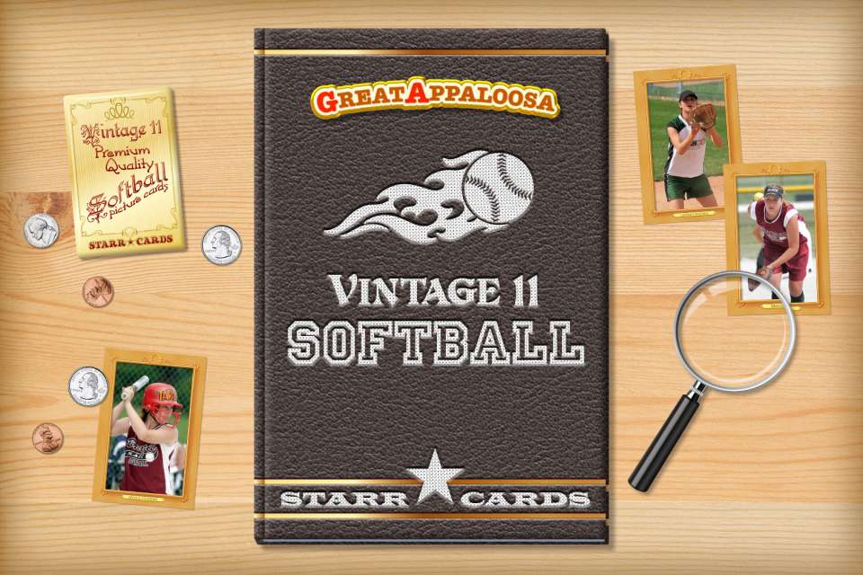 Make your own vintage softball card with Starr Cards.