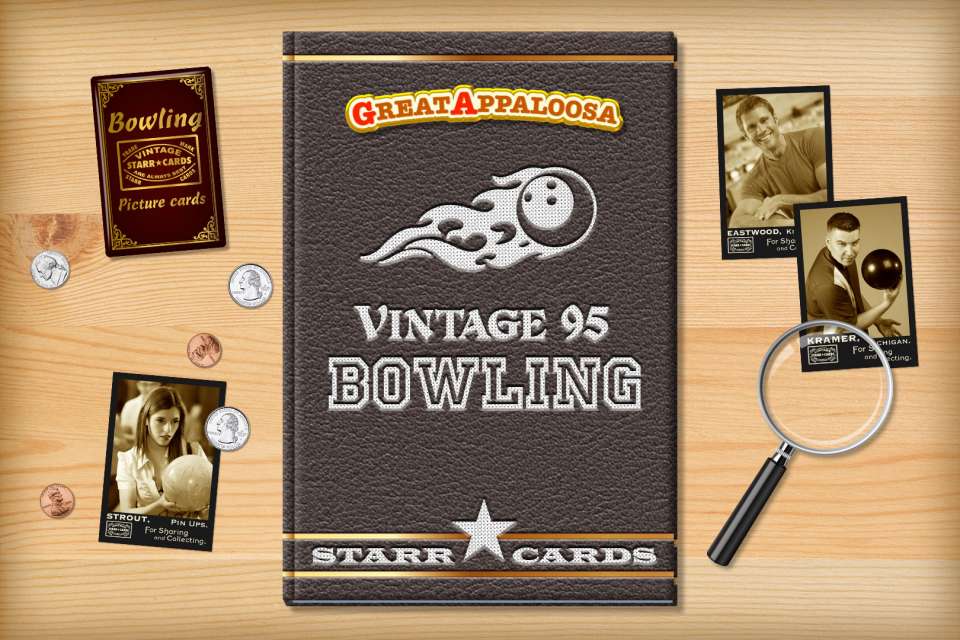 Make your own vintage bowling card with Starr Cards.