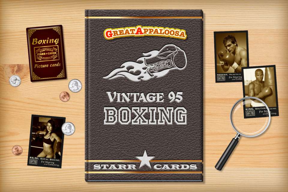 Make your own vintage boxing card with Starr Cards.