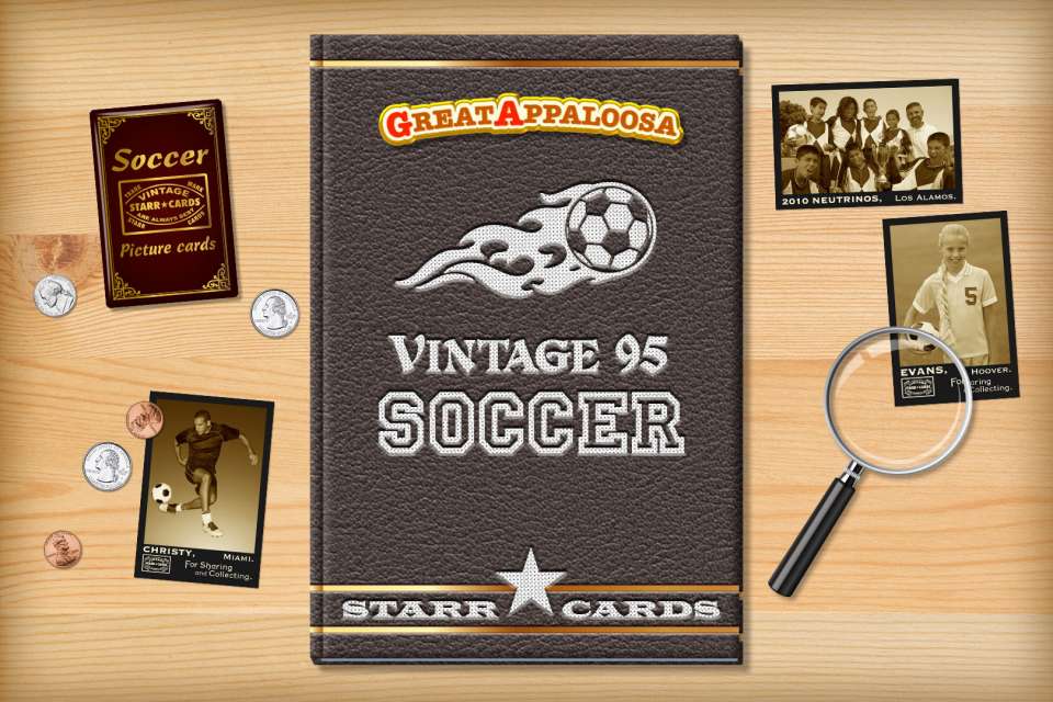 Make your own vintage soccer card with Starr Cards.