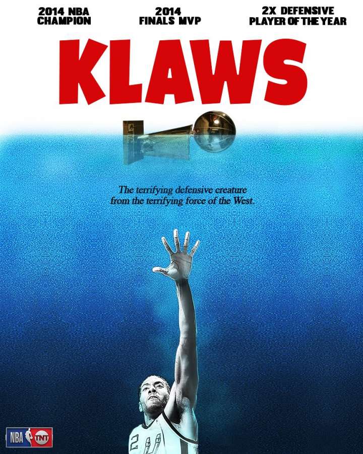 NBA Movie Remakes: Kawhi Leonard in 'Klaws'