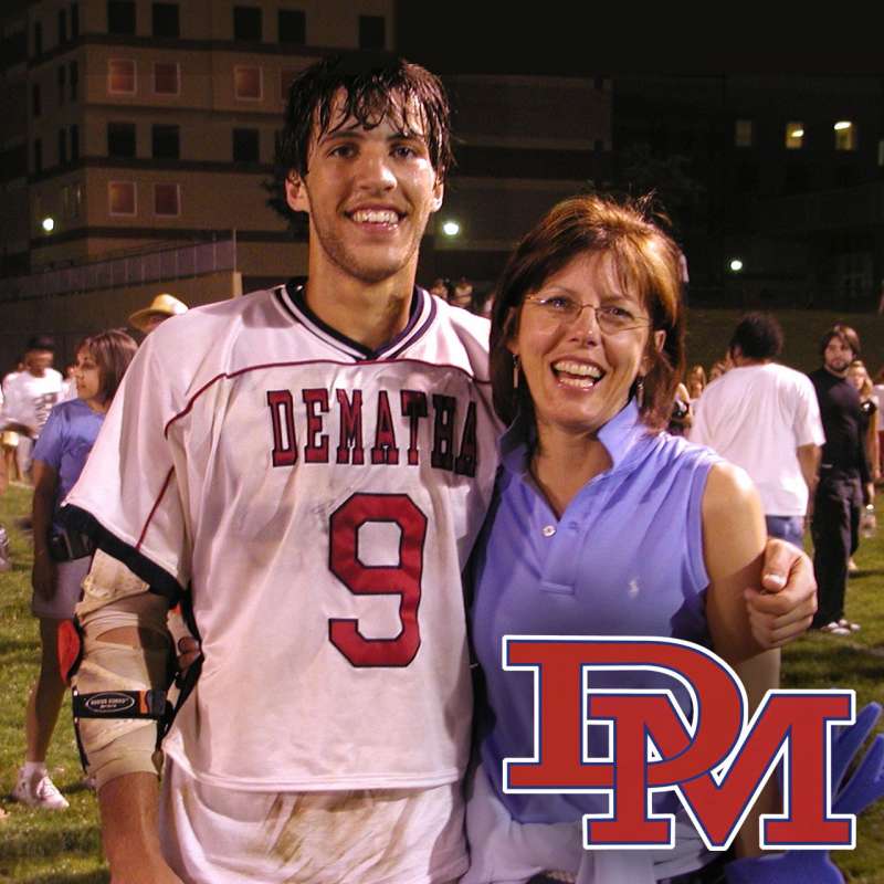 Paul Rabil with DeMatha Catholic Stags lacrosse