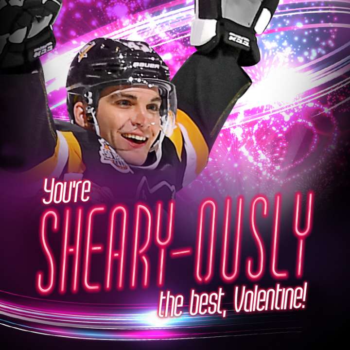 Pittsburgh Penguins Valentine from Conor Sheary