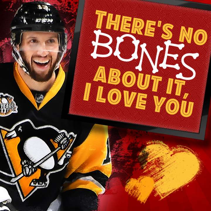 Pittsburgh Penguins Valentine from Nick Bonino