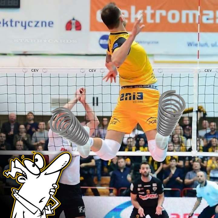Poland volleyball star Bartosz Kurek has a monster vertical jump