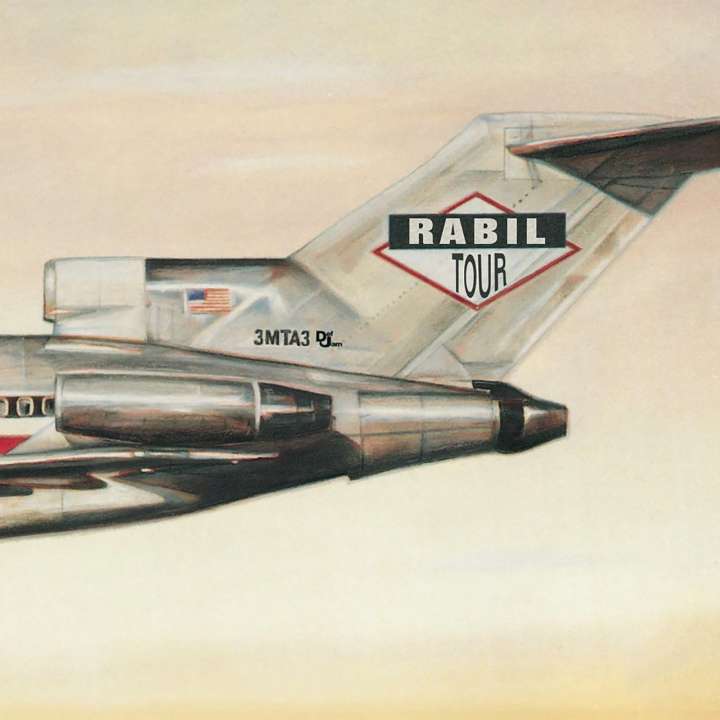 Rabil Tour parody of 'Licensed to Ill' album cover from the Beastie Boys