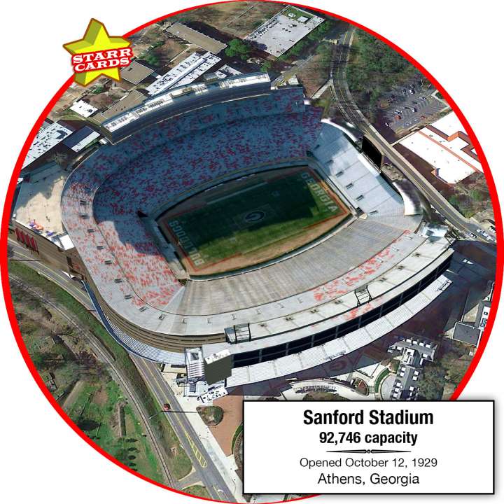 Sanford Stadium, Athens, Georgia: Home to the Georgia Bulldogs
