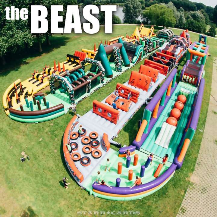 The Beast: Worlds' longest inflatable obstacle course from V-Formation