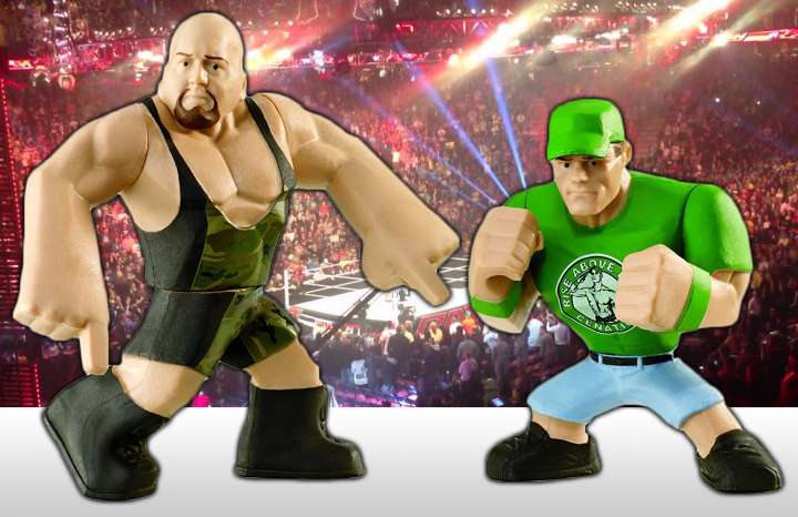The Big Show and John Cena face off in WWE action
