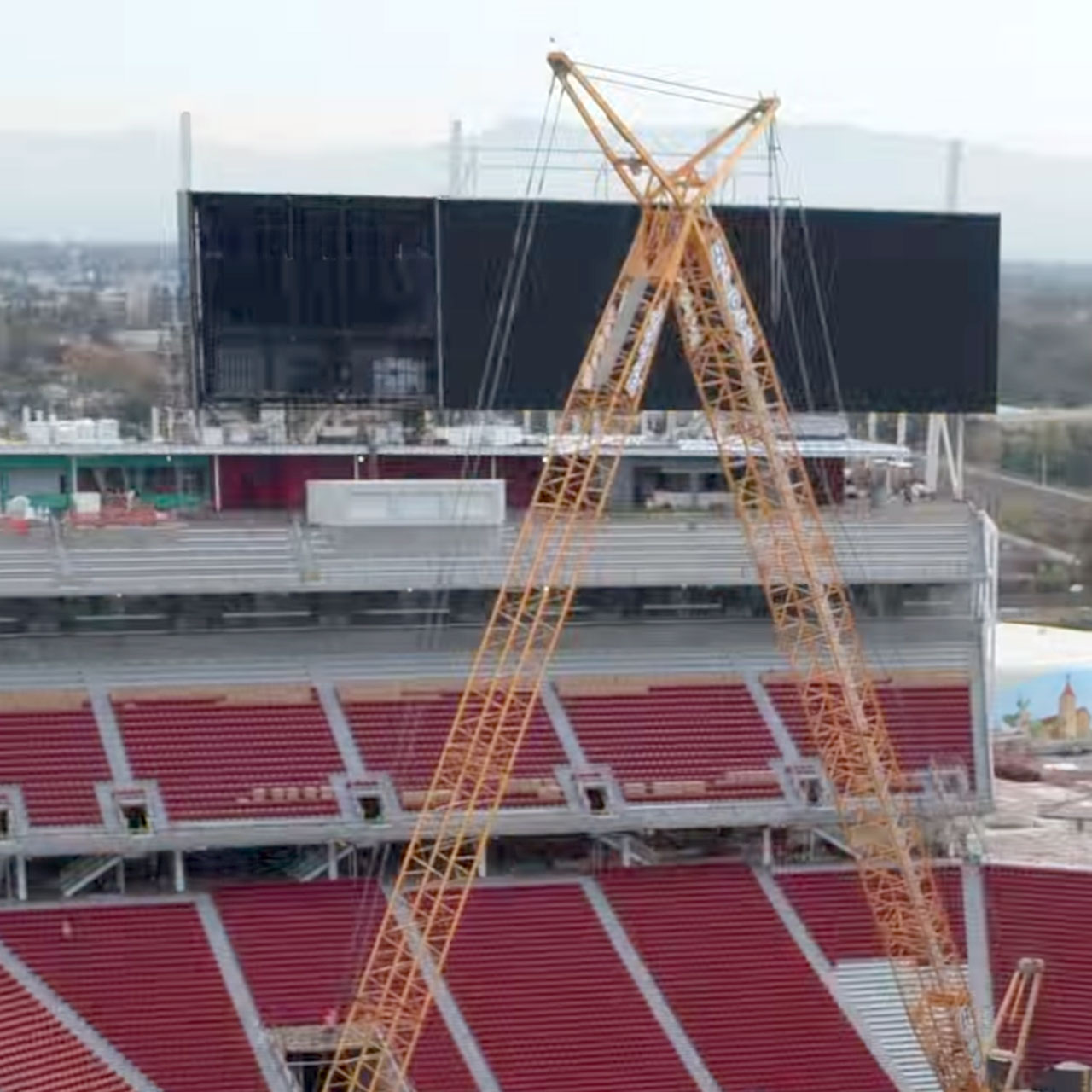 Time-lapse of 49ers Levi's Stadium