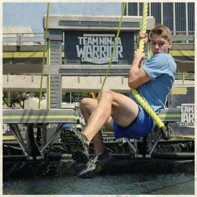 UCLA's Carter Allen races on 'Team Ninja Warrior'