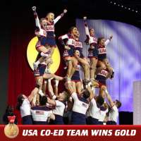 USA wins gold medal in Coed Premiere competition at 2018 ICU World Cheerleading Championship
