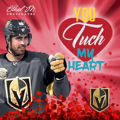 Valentines card from Vegas Golden Knights RW Alex Tuch