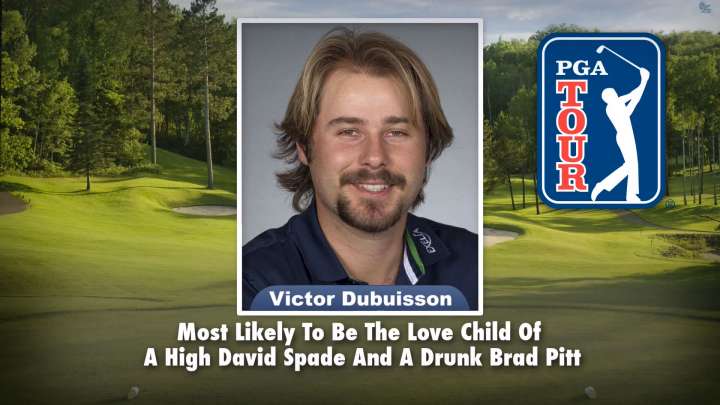 Victor Dubuisson on "Tonight Show Superlatives" read by Jimmy Fallon