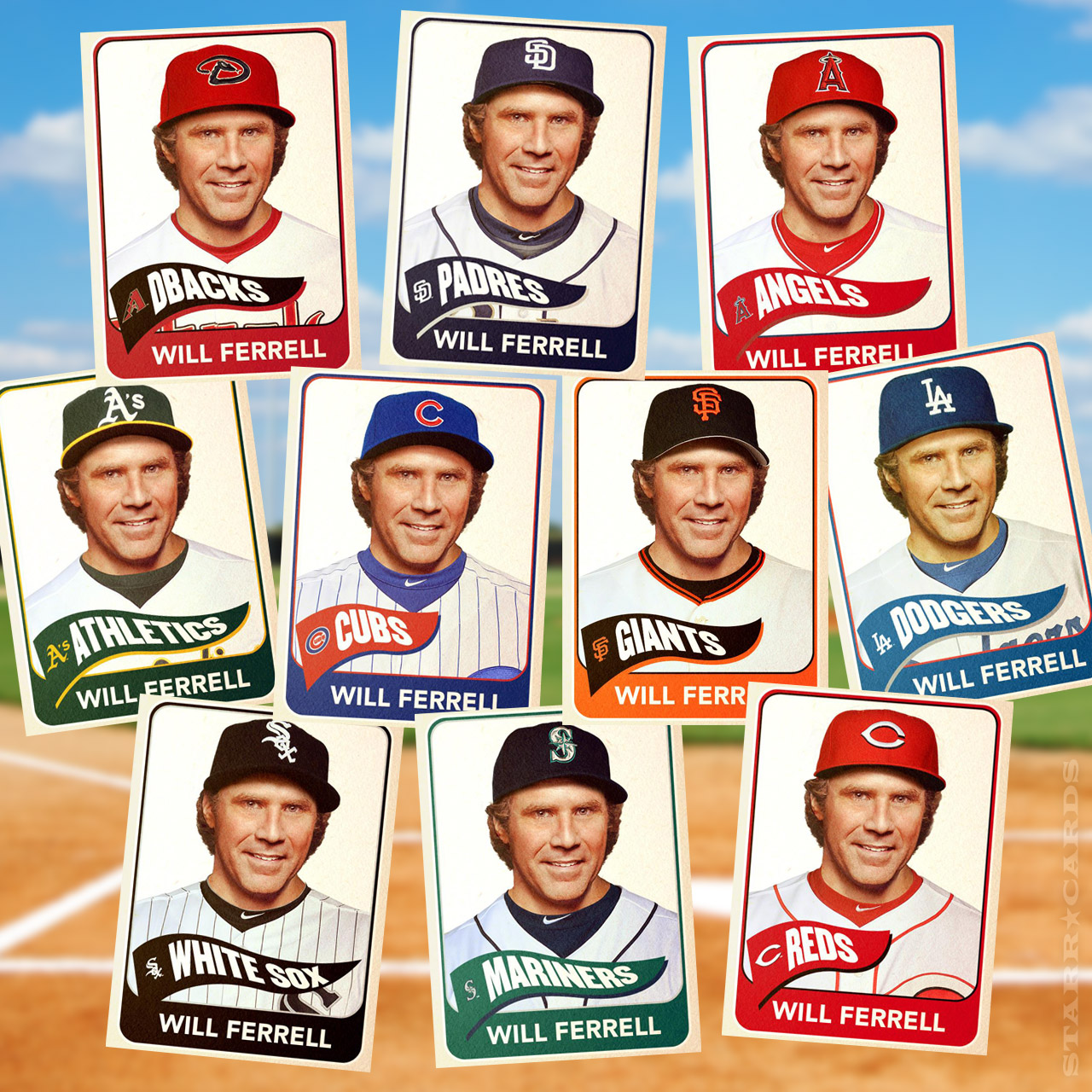 Will Ferrell Baseball Cards