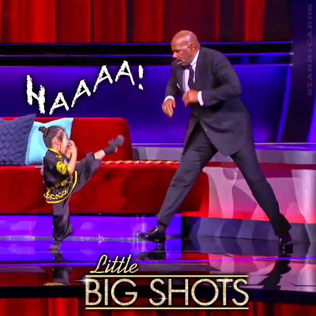 5-year-old kung fu artist Calleigh Tsay impresses Steve Harvey on 'Little Big Shots'