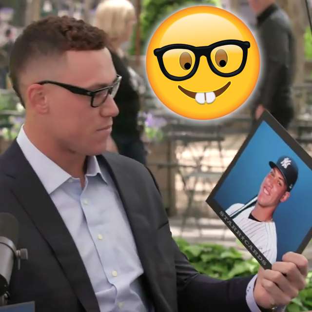 Aaron Judge contemplates Yankees star Aaron Judge