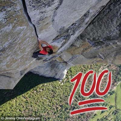 Alex Honnold free solos El Capitan in photo by Jimmy Chin