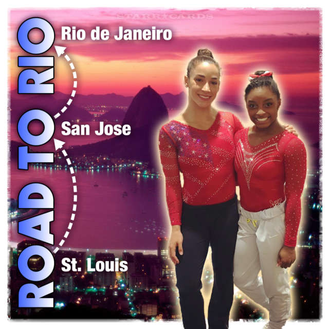 Aly Raisman and Simone Biles on the Road to Rio