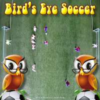 Bird's-eye view football aka bird's-eye view soccer