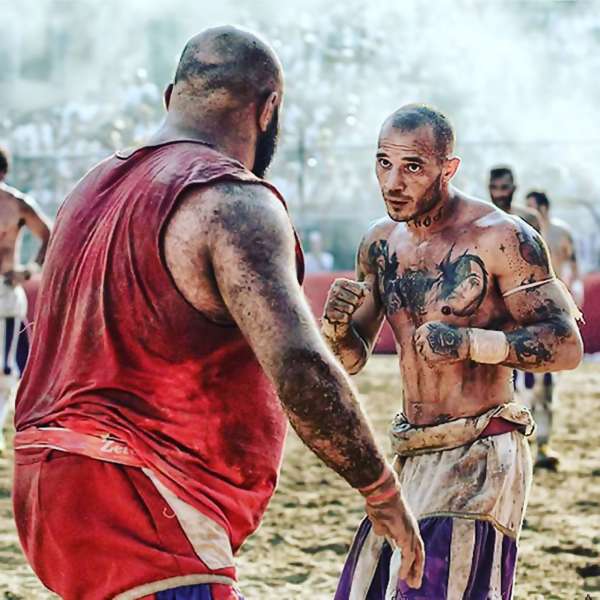 Contestants square off in Florence, Italy's Calcio Storico