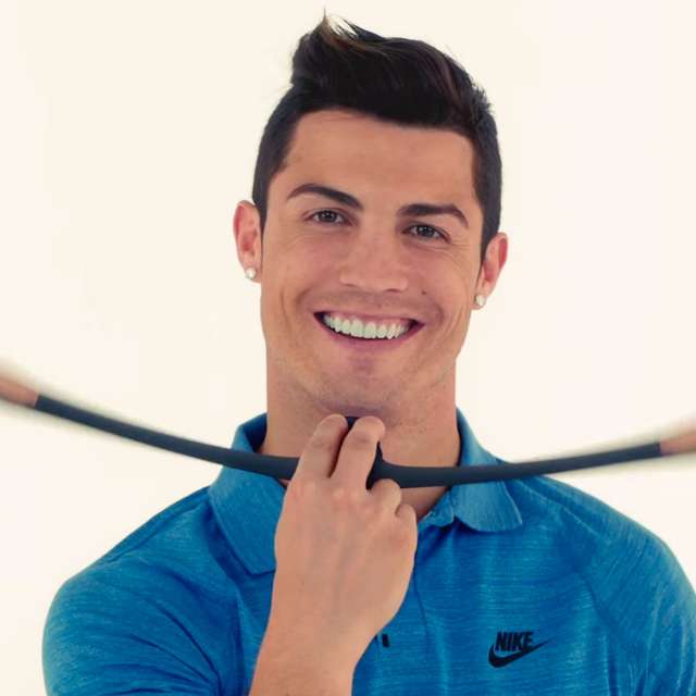 Cristiano Ronaldo in ad for Pao Facial Fitness