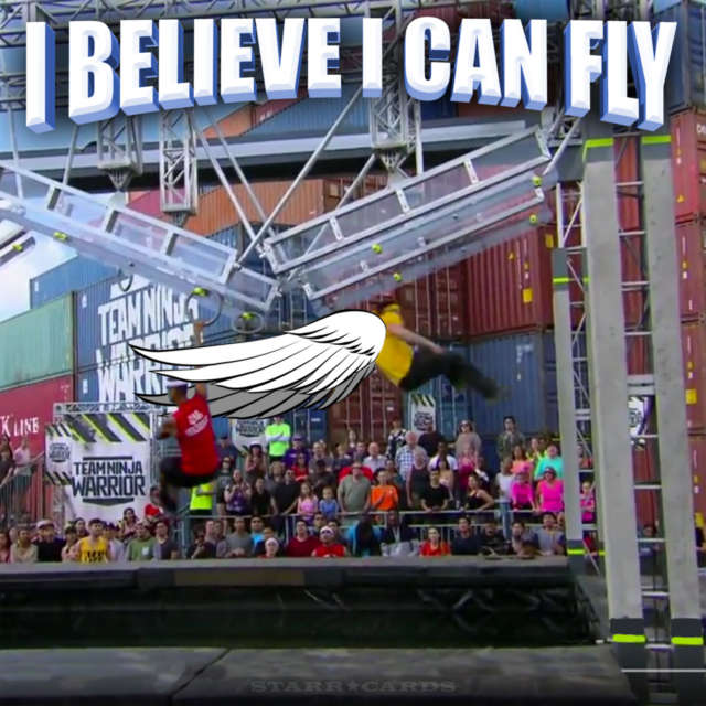 Drew Drechsel goes airborne on 'Team Ninja Warrior'