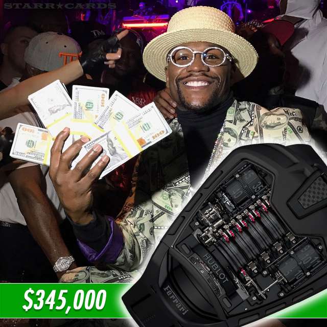 Floyd Mayweather's Hublot MP-05 watch costs more than a Ferrari 458 Italia sports car